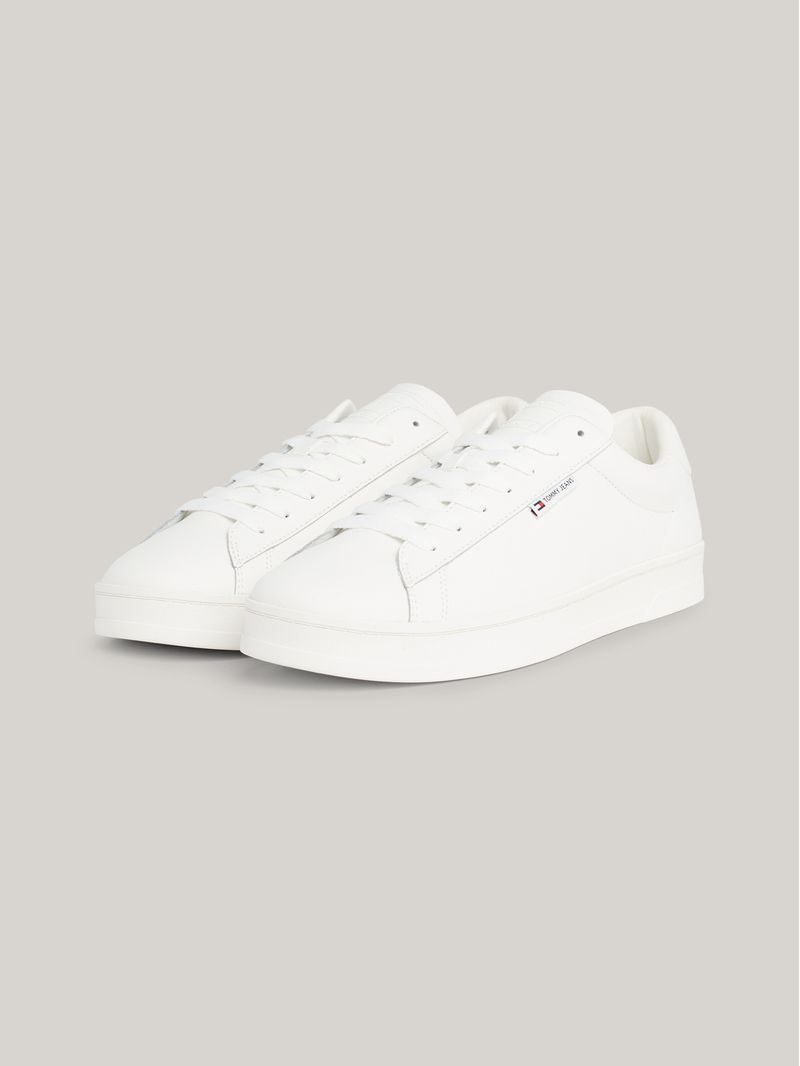 Zapatillas-de-cuero-con-suela-cupsole-y-logo