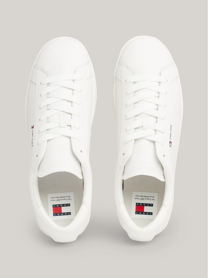 Zapatillas-de-cuero-con-suela-cupsole-y-logo