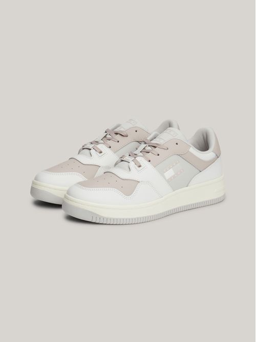 Zapatillas de Piel tonales con suela dentada