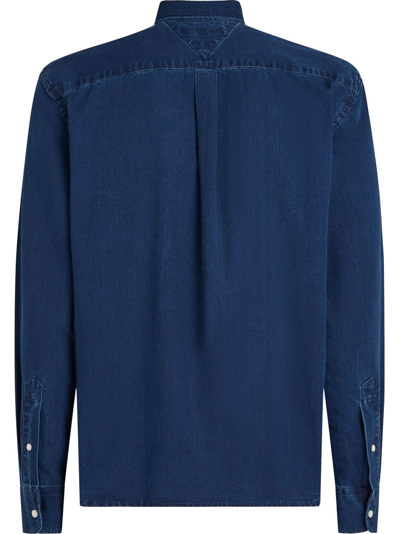 Camisa-chambray-de-corte-regular