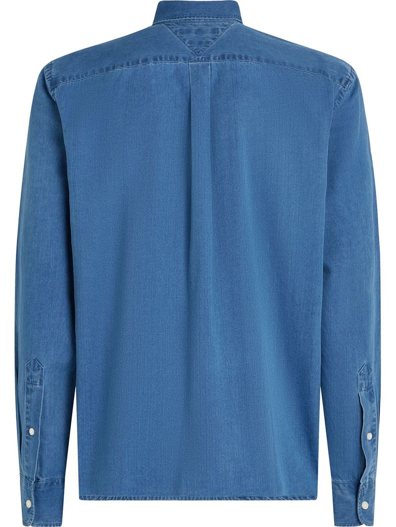 Camisa-chambray-de-corte-regular