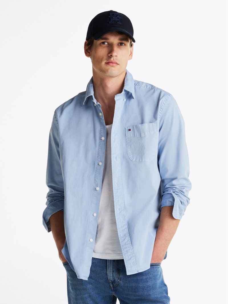 Camisa-de-sarga-con-corte-amplio