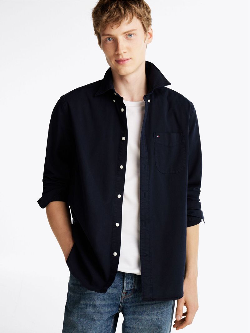 Camisa-de-sarga-con-corte-amplio