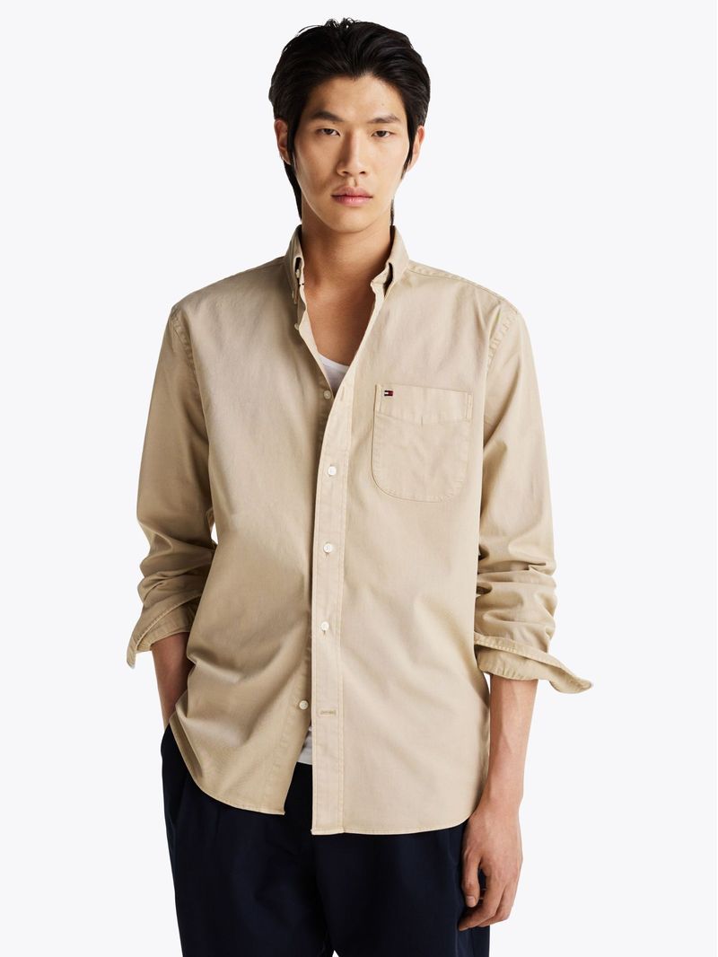 Camisa-de-sarga-con-corte-amplio