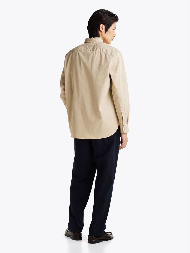 Camisa-de-sarga-con-corte-amplio
