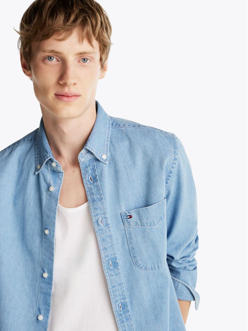 Camisa-denim-de-corte-regular