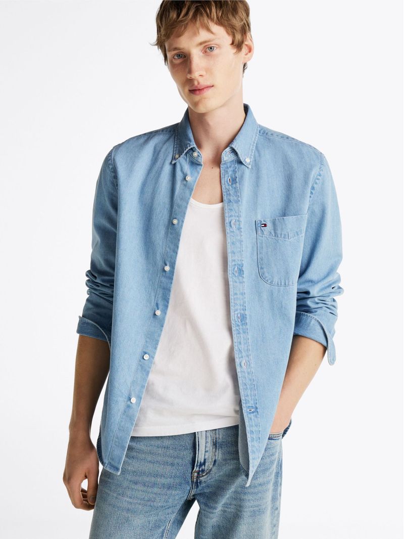 Camisa-denim-de-corte-regular