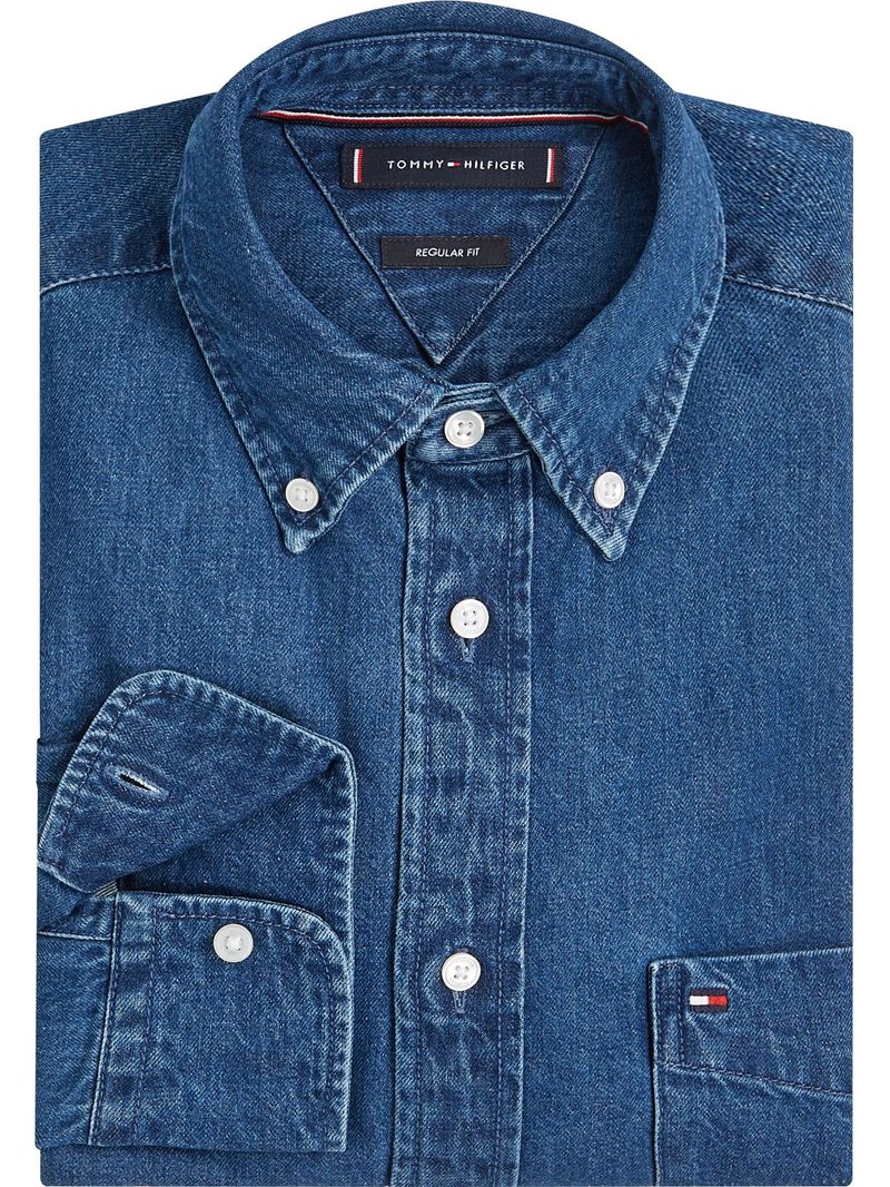 Camisa-denim-de-corte-regular