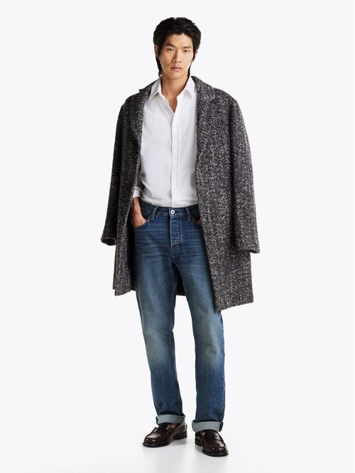 Camisa solida de corte slim