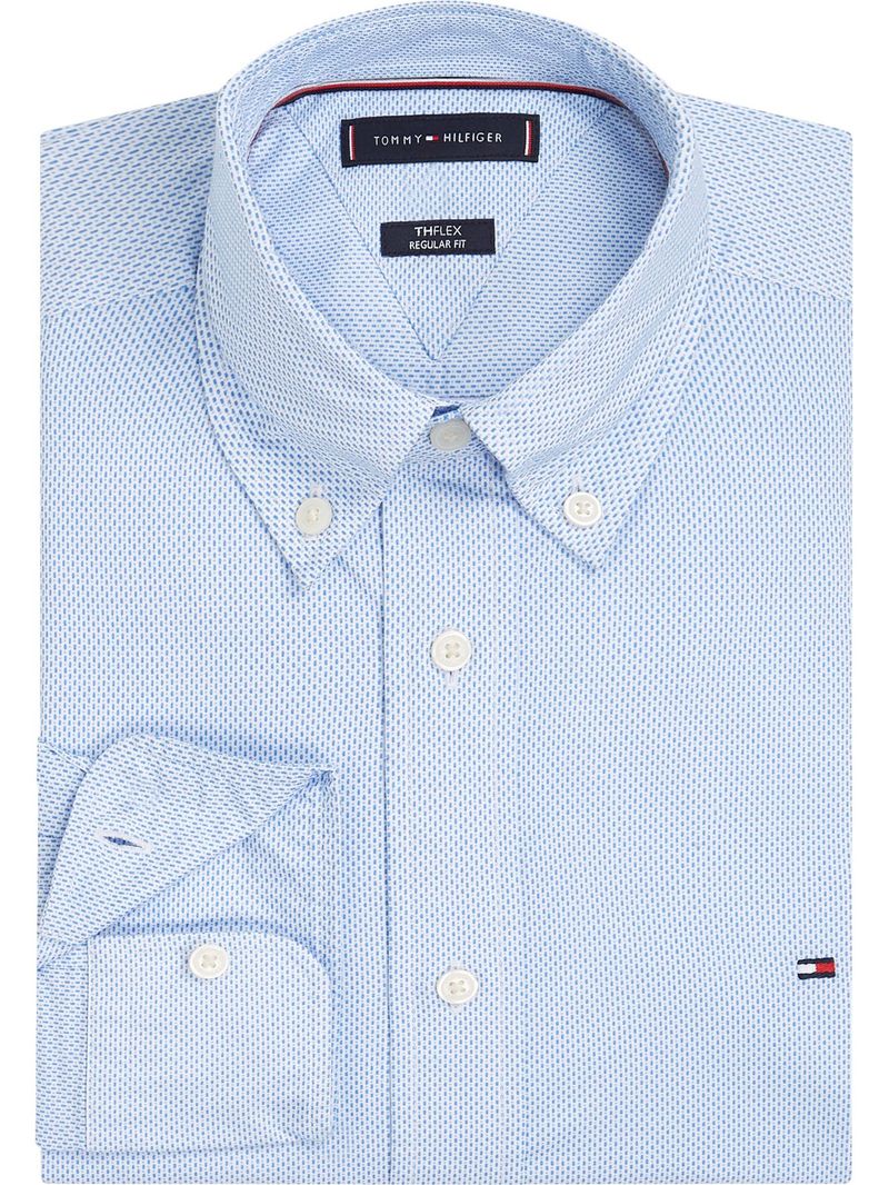 Camisa-solida-poplin-de-corte-regular