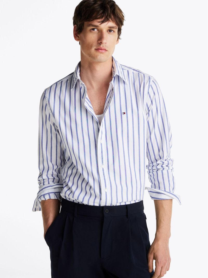 Camisa-TH-Flex-regular-de-rayas-marineras