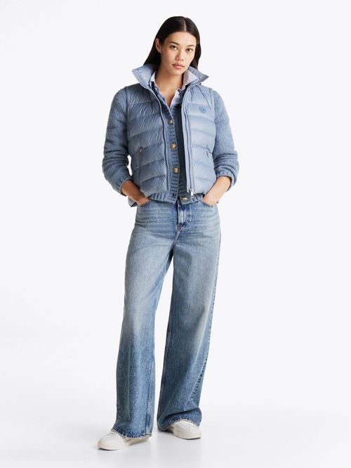 Chaleco de plumón repelente al agua