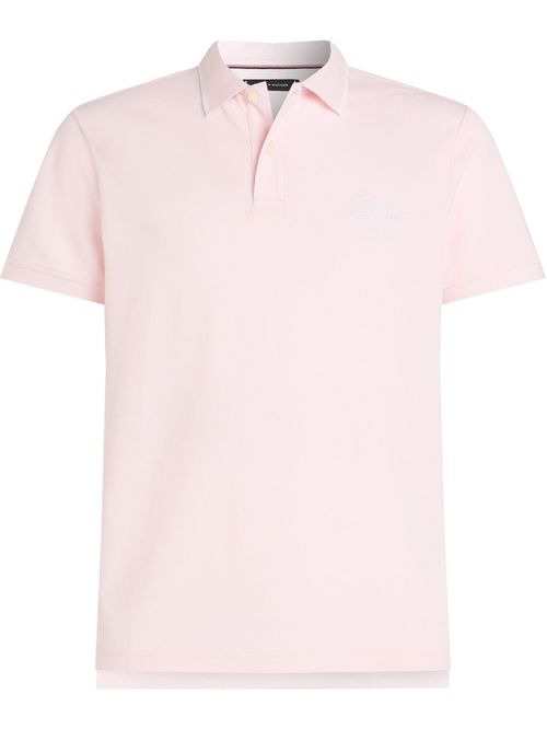 Chomba de corte regular con logo gráfico