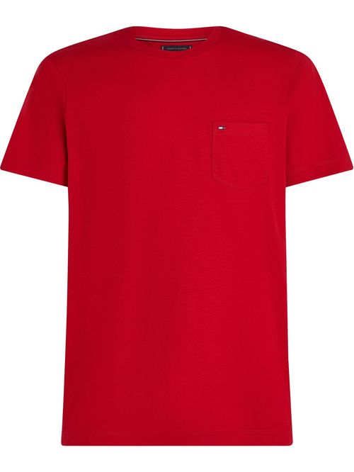 Remera de cuello redondo con bolsillo