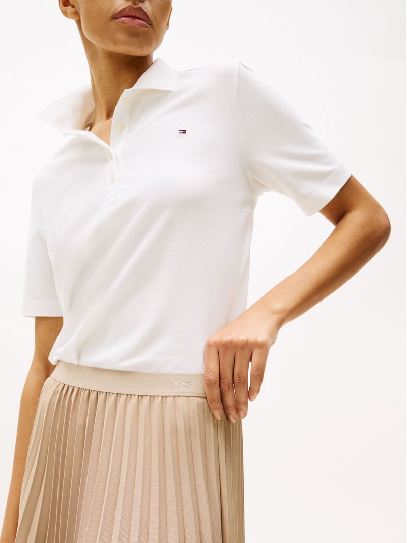 Falda-midi-plisada-con-logo-en-cintura