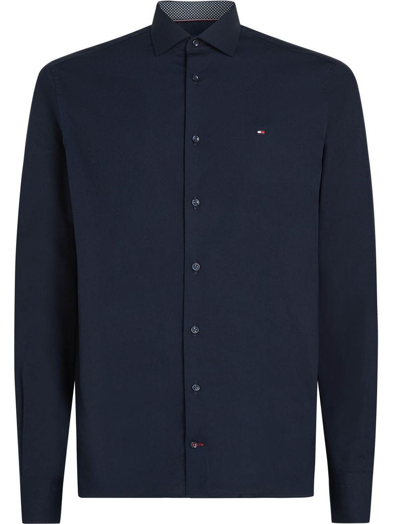 Camisa-stretch-con-logo