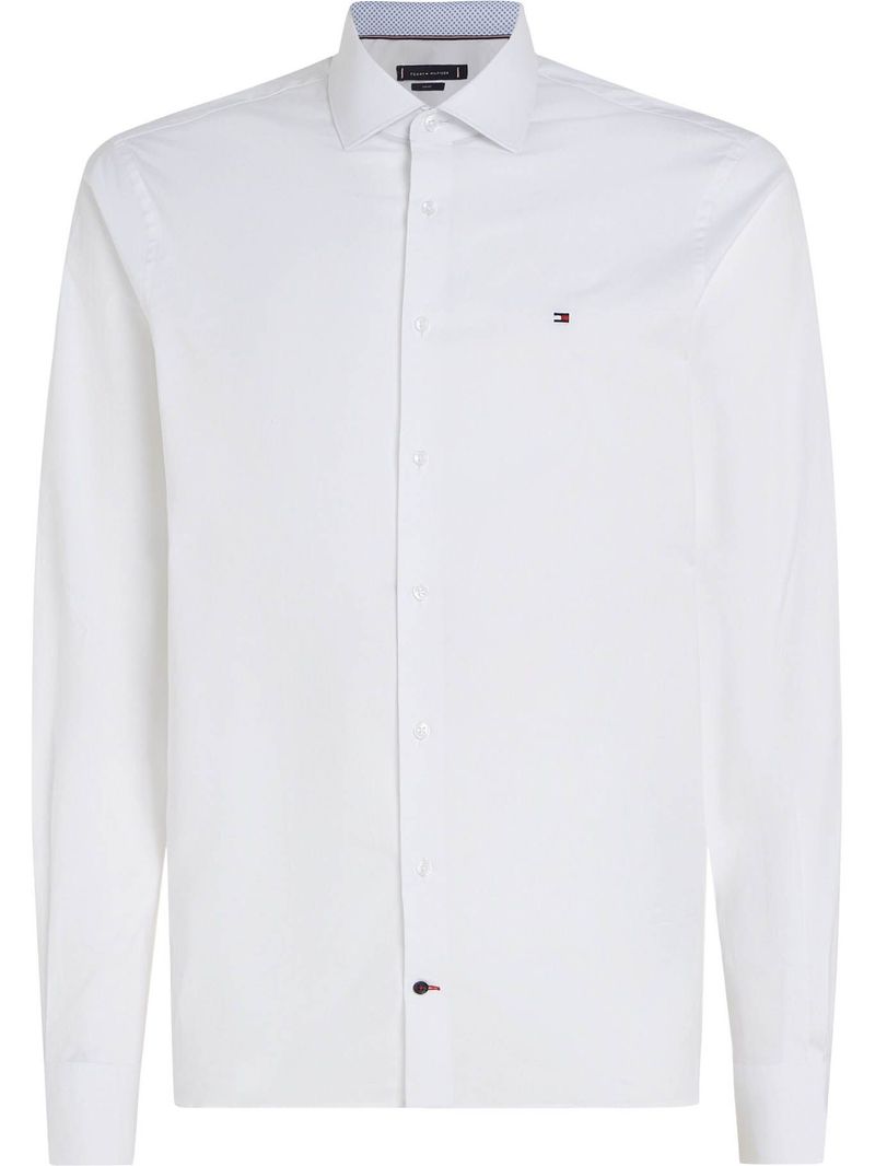 Camisa-stretch-con-logo