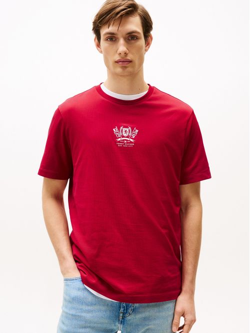 Remera de cuello redondo con logo