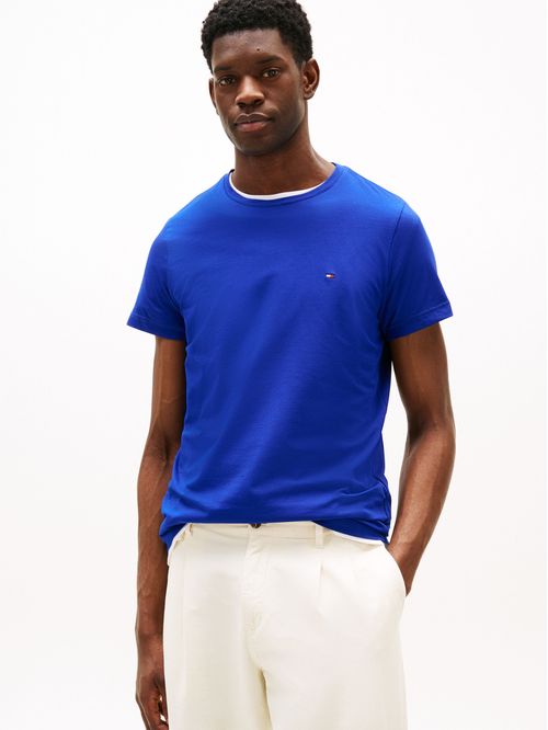 Remera de cuello redondo y corte extra slim