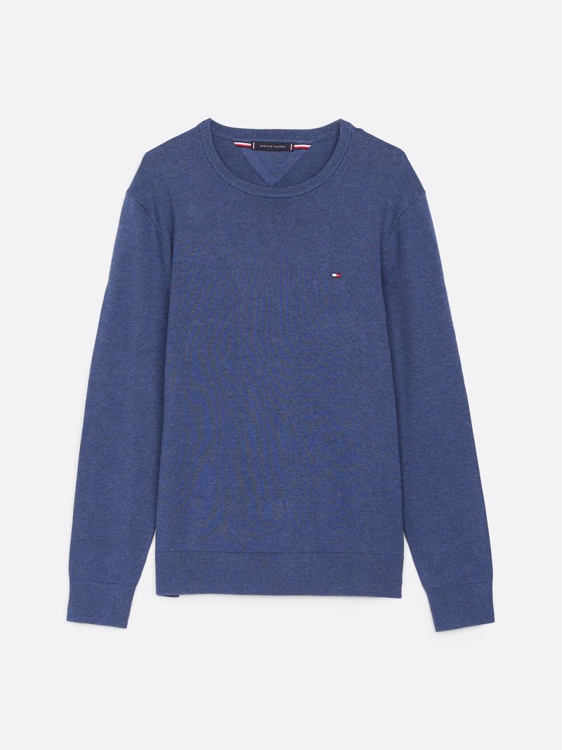 Sweater-de-cuello-redondo-con-logo-bordado
