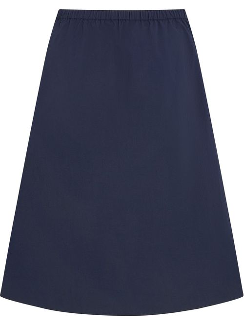 Falda a Rayas Verticales con Botones