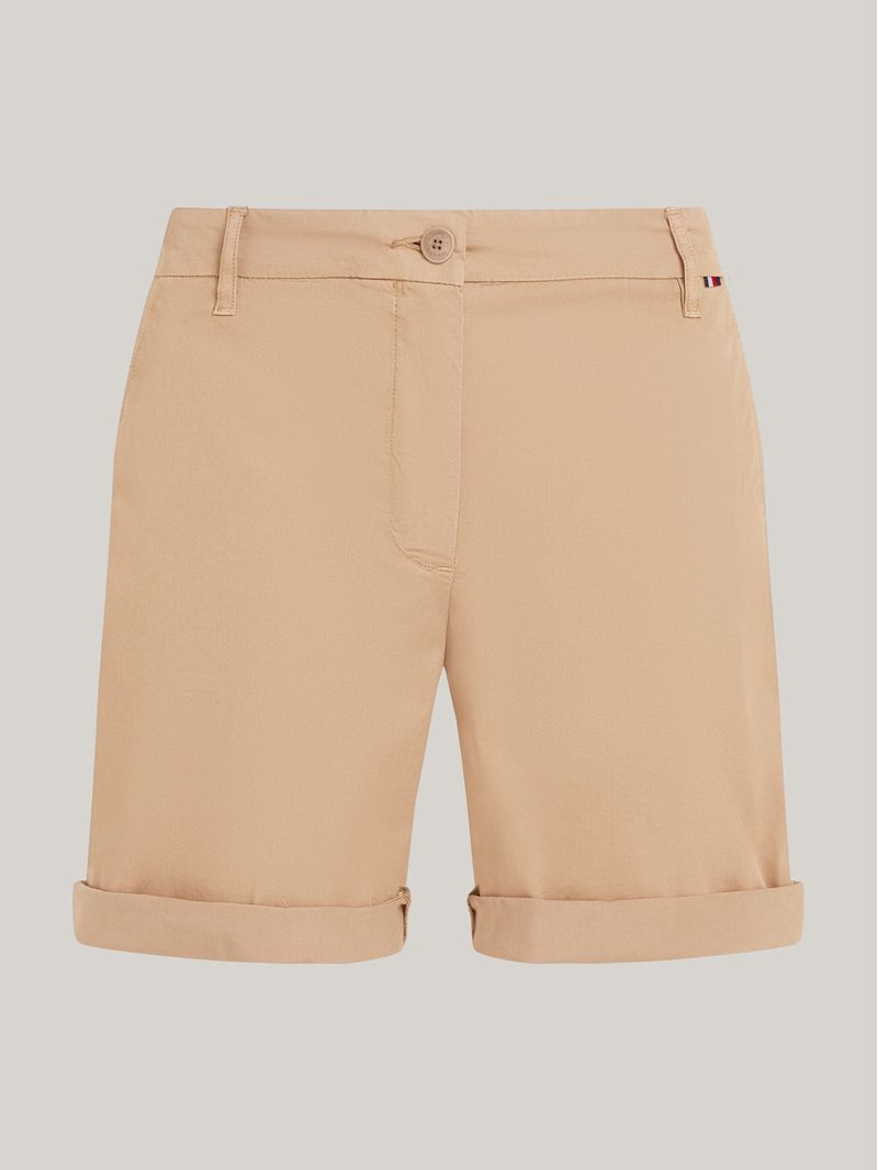 Pantalon-corto-chino-Mom-con-vuelta
