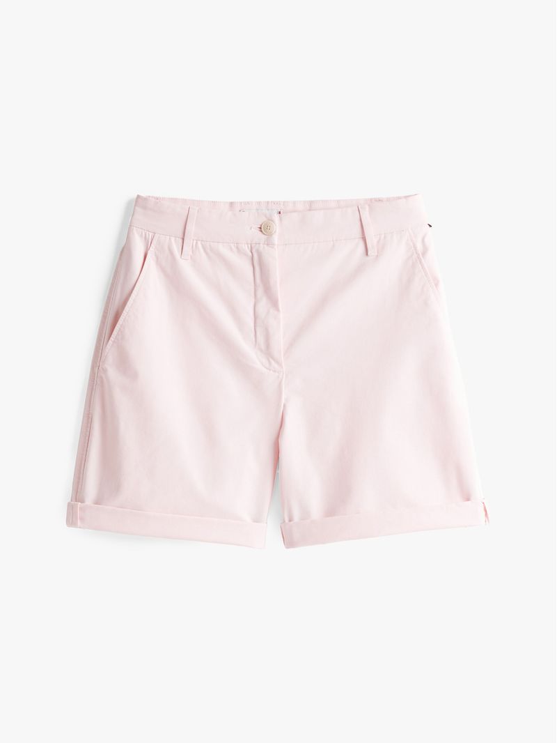 Pantalon-corto-chino-Mom-con-vuelta