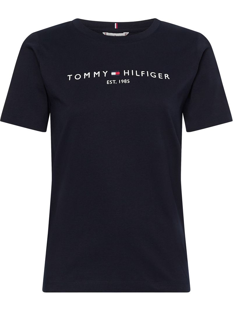 Remera-Essential-de-cuello-redondo-con-logo