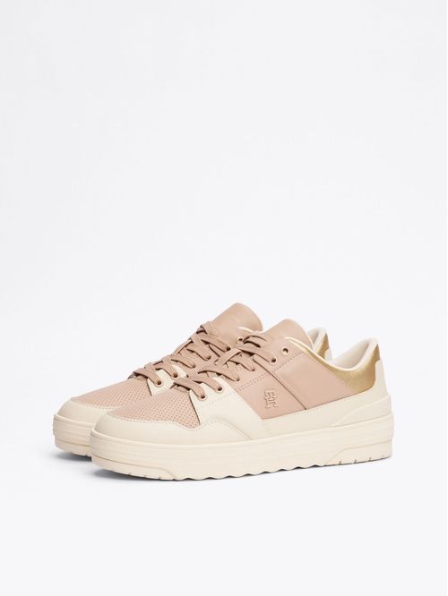 Zapatillas de Piel color block