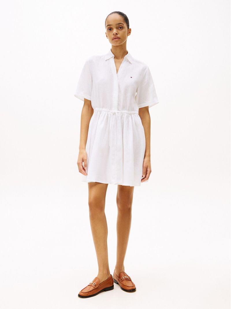 Minivestido-camisero-de-puro-lino