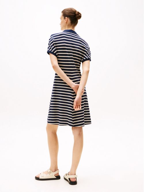 Vestido mini tipo chomba