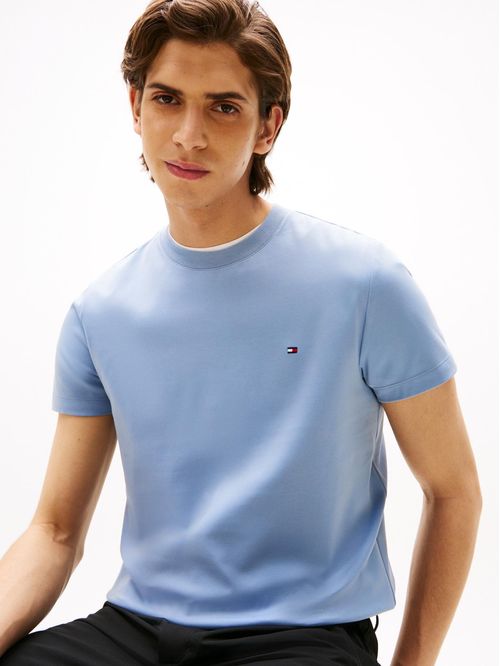 Remera de tejido interlock con corte slim