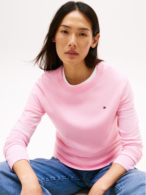 Sweater de cuello redondo