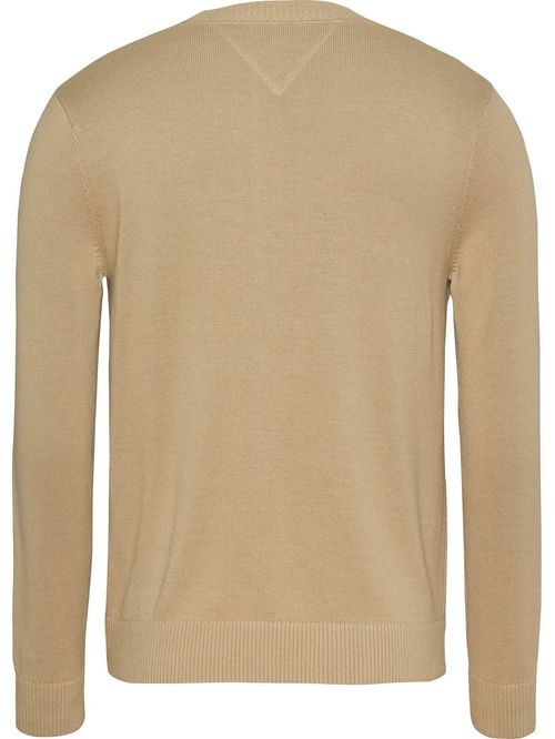 Sweater Essential de corte slim con parche