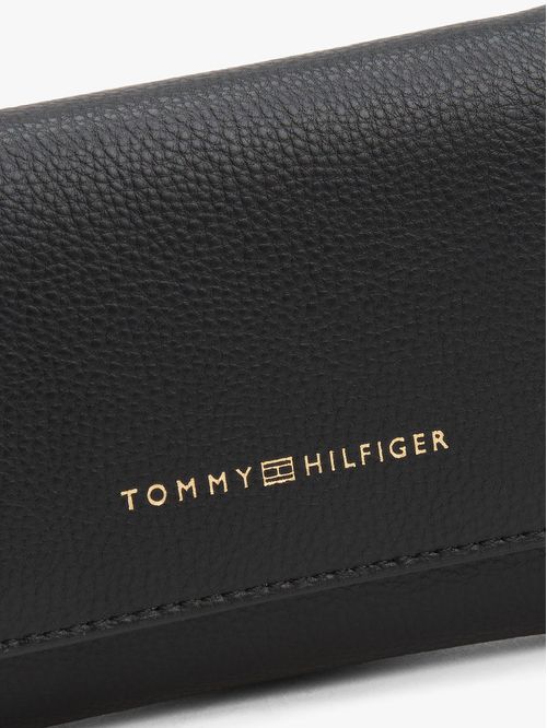 Billetera plegable en tres partes con logo