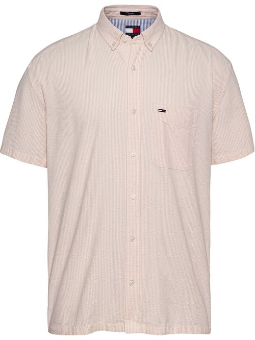 Camisa de rayas con manga corta