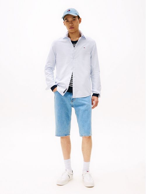 Camisa Oxford con cuello abotonado