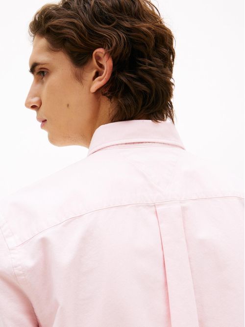 Camisa Oxford de manga corta y corte regular