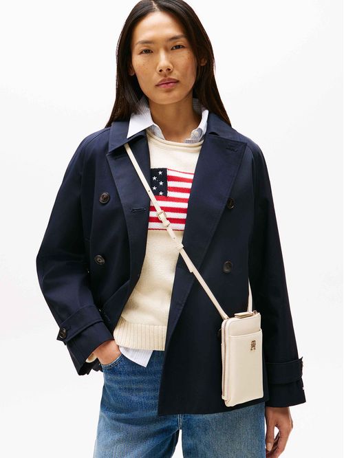 Cartera para móvil con monograma TH