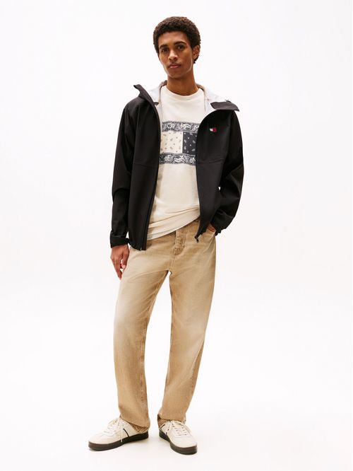 Cortavientos de corte amplio con cremallera