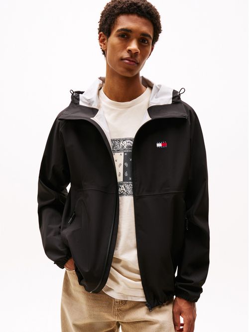 Cortavientos de corte amplio con cremallera