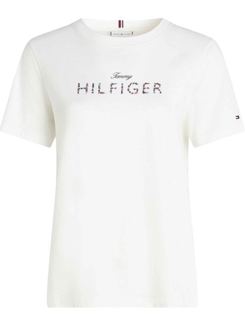 Remera con logo gráfico de corte regular