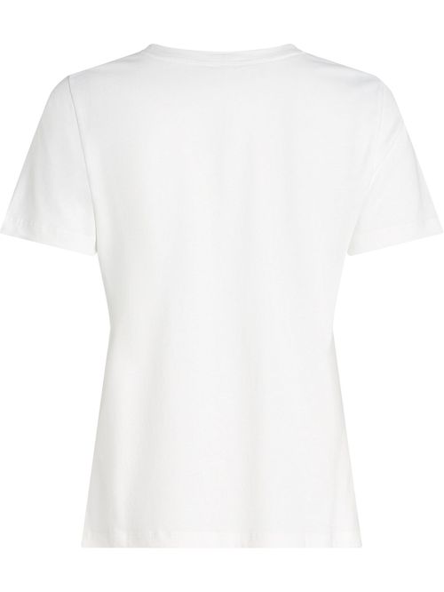 Remera de corte regular con logo script