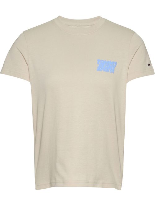 Remera de cuello redondo con logo