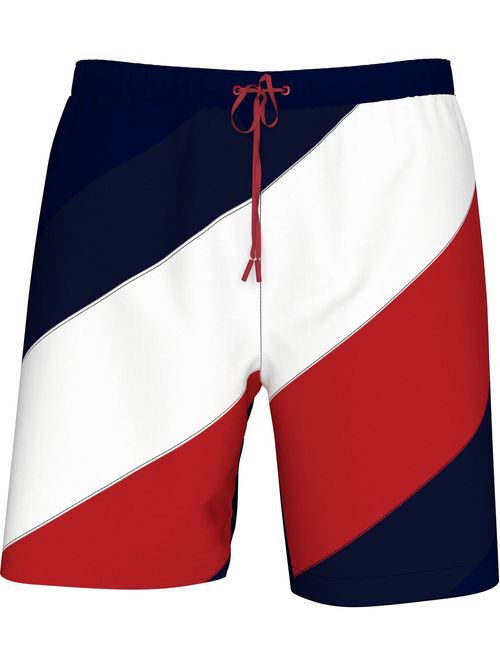 Short de baño náutico tricolor