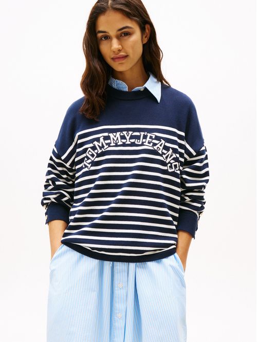 Sweater Varsity a Rayas TJW