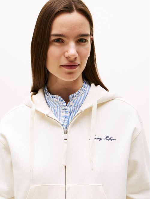 Buzo con capucha y cremallera