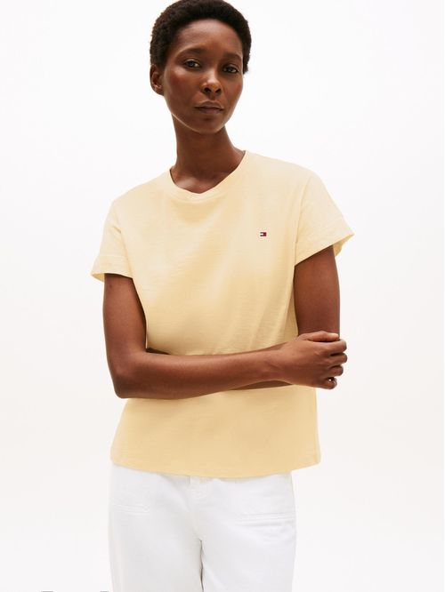 Remera texturizada de cuello redondo