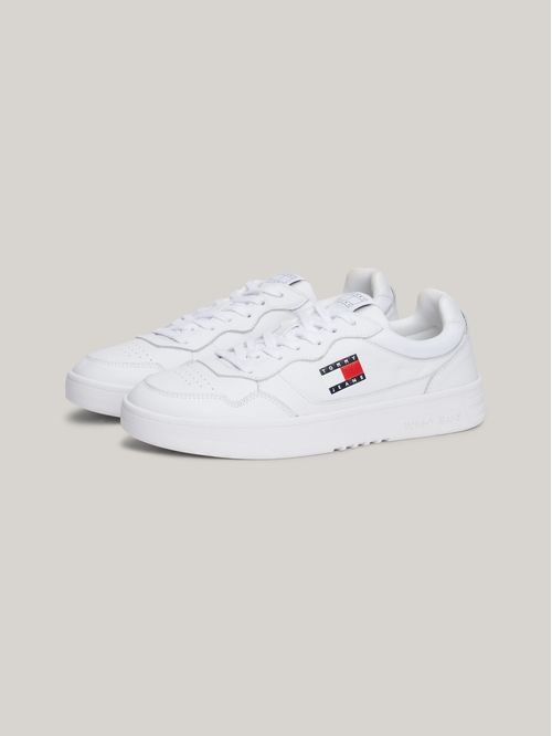 Zapatillas de piel color block