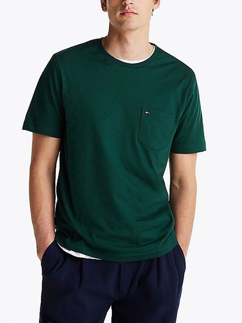 Remera de cuello redondo con bolsillo